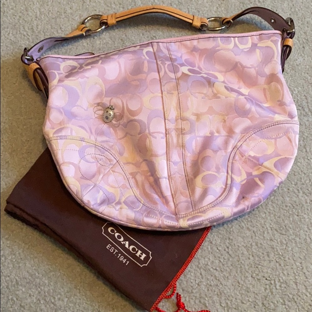 Lavender Coach Hobo